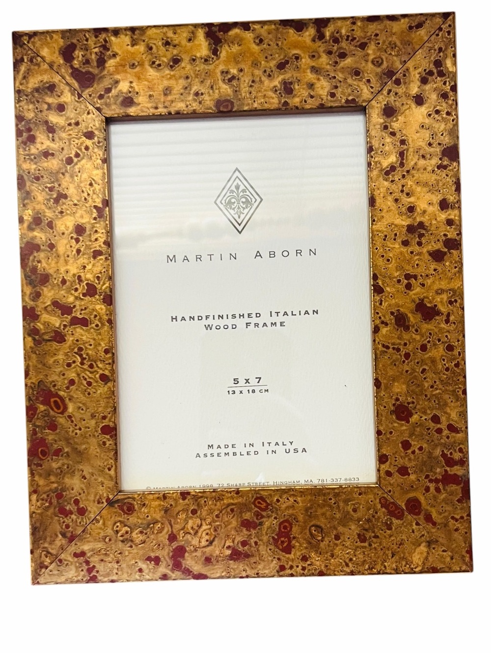 Vintage Martin Abourn Italian Wood Picture Frame